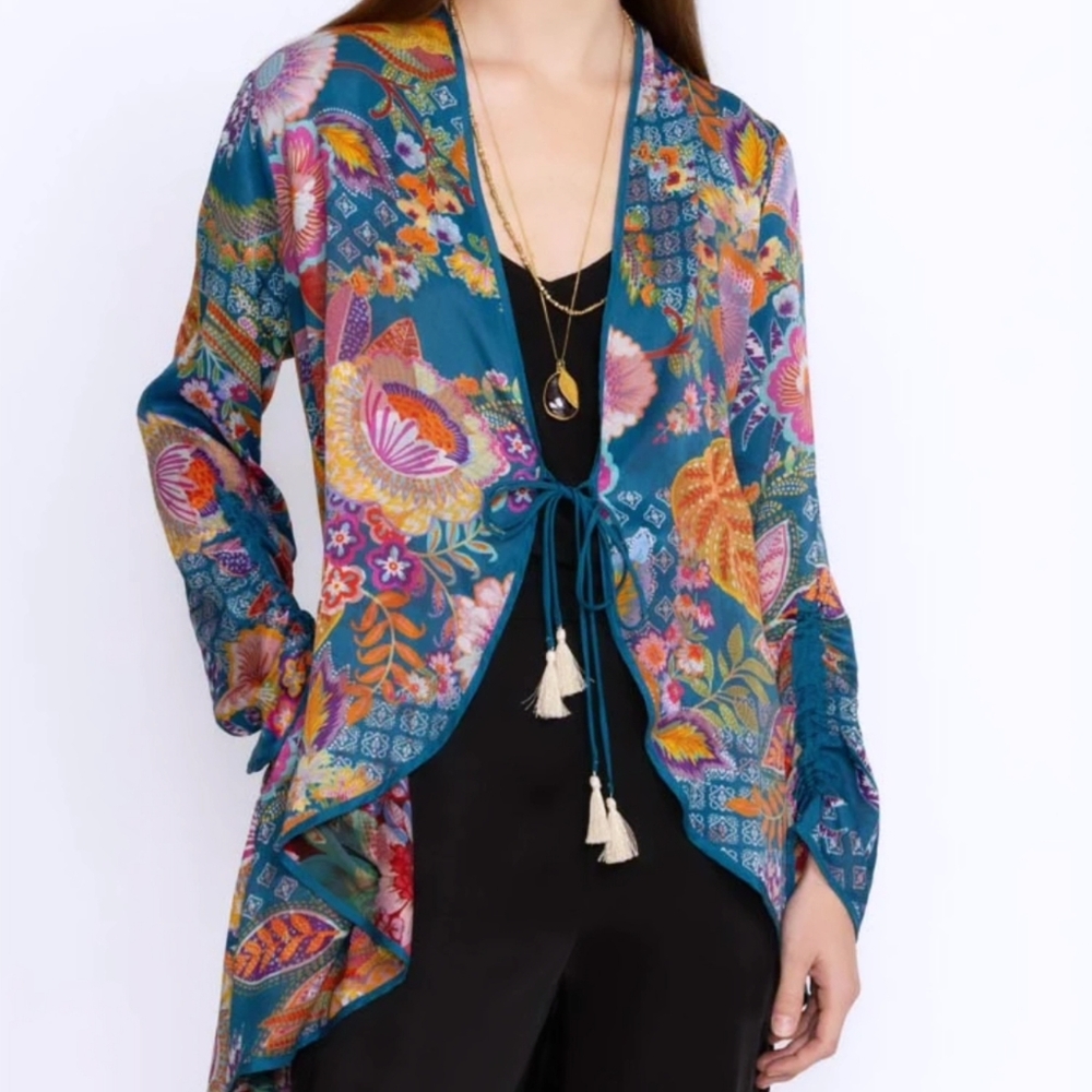 Johnny Was LAPHAM RYDER COAT Boho Duster Reversible
